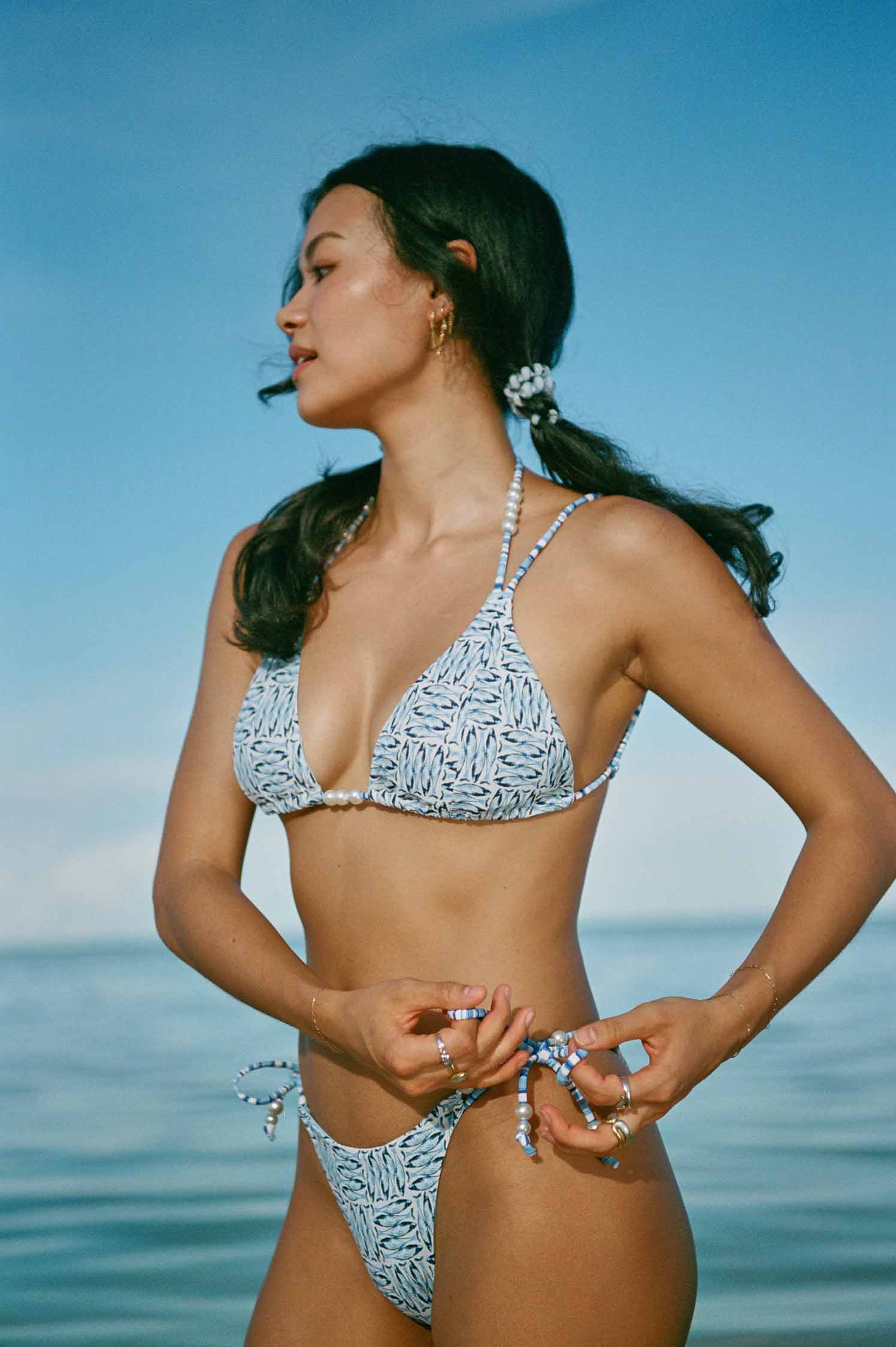 Vera Double Strap Triangle Top / Il Pesce