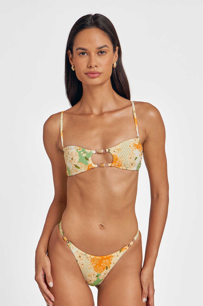 Hazel Cut-Out Bandeau Top / Tres Sirenas