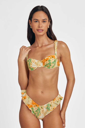 Claire Ruched Underwire Top / Tres Sirenas
