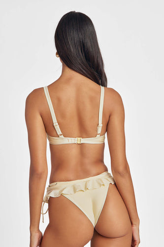 Debi Ruffled Cheeky Bottoms / Butter Yellow