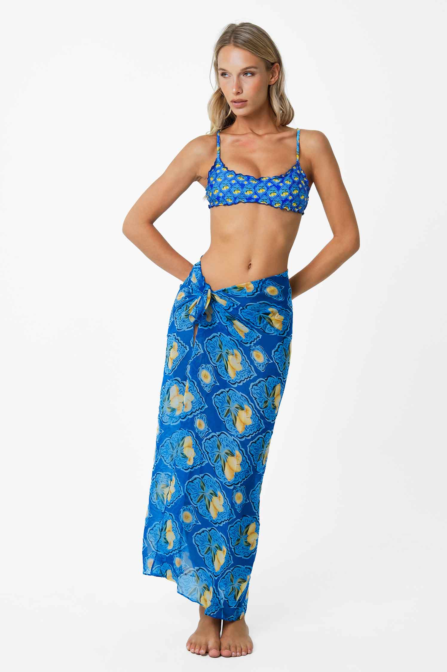 Estelle Sheer Scarf / Limón