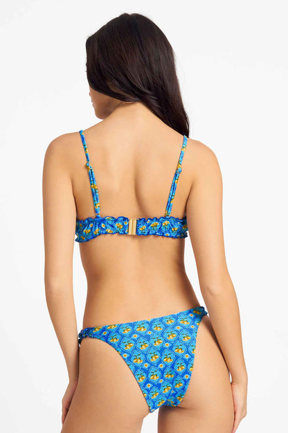Darby Frilled Bralette Top / Limón