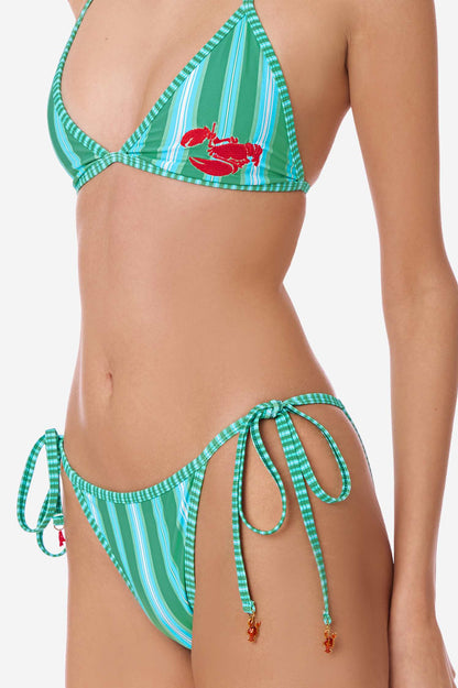 Quinn String Medium Bottoms / Good Catch Stripe