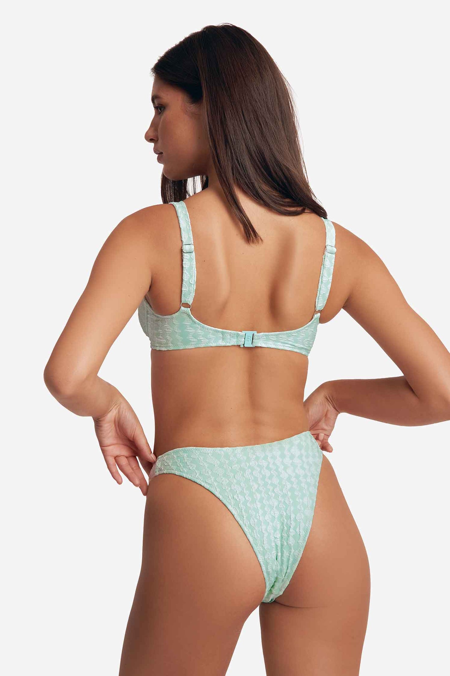 Elena Underwire Top / Peppermint Jacquard FINAL SALE