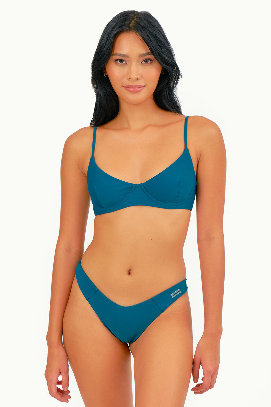 Willow Top / Blue Soda - Bikinis & Beachwear | Blackbough Swim