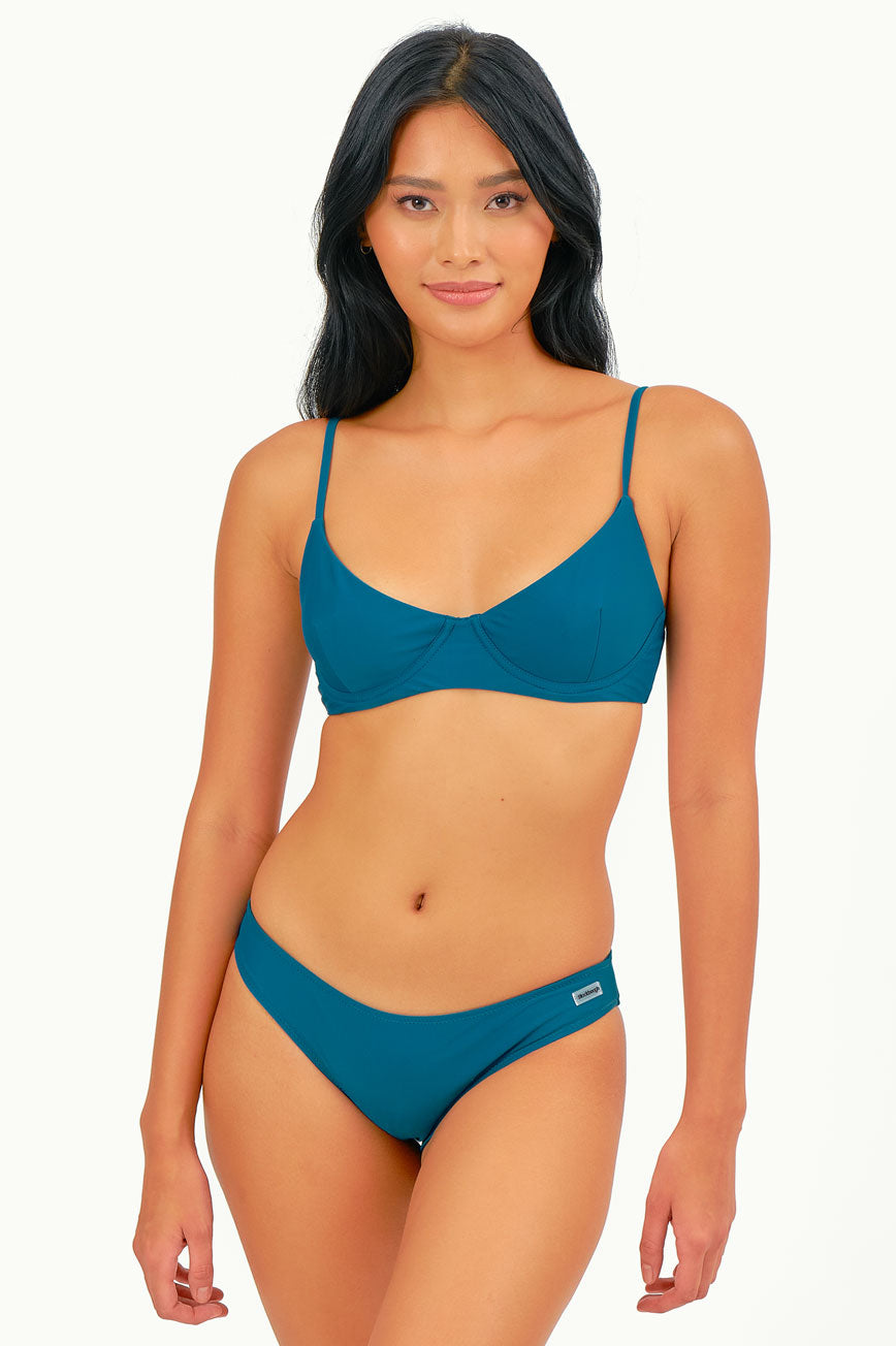 Moderate Bottoms / Blue Soda FINAL SALE - Bikinis & Beachwear | Blackbough Swim