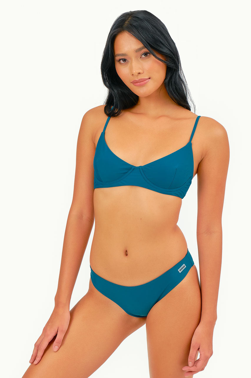 Moderate Bottoms / Blue Soda FINAL SALE - Bikinis & Beachwear | Blackbough Swim