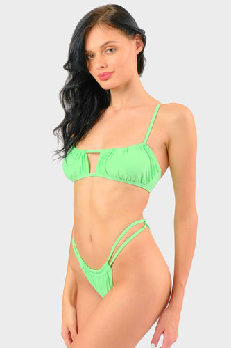 Paige Top / Baby Green FINAL SALE - Bikinis & Beachwear | Blackbough Swim