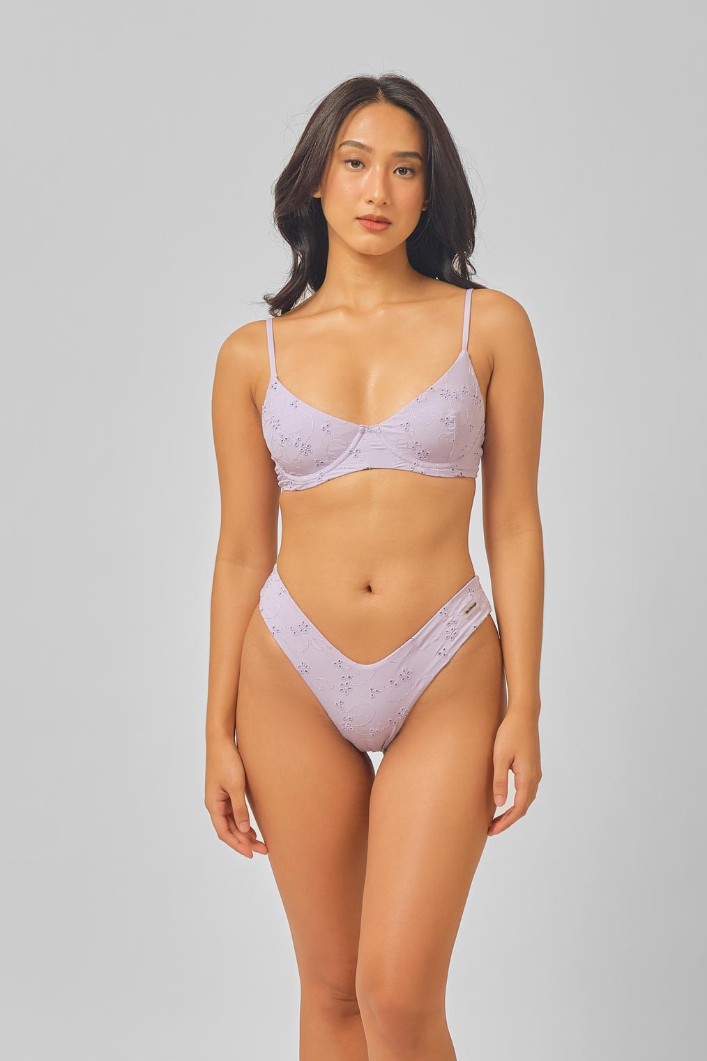 Willow Underwire Top / Lavender Eyelet FINAL SALE