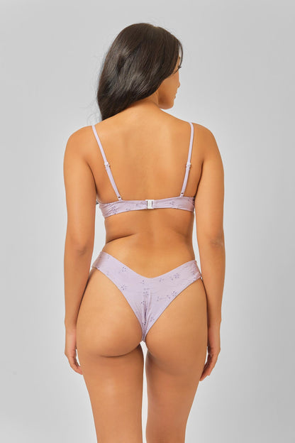 Willow Underwire Top / Lavender Eyelet FINAL SALE