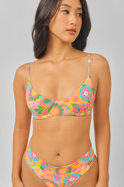 Willow Underwire Top / Groovy Garden FINAL SALE