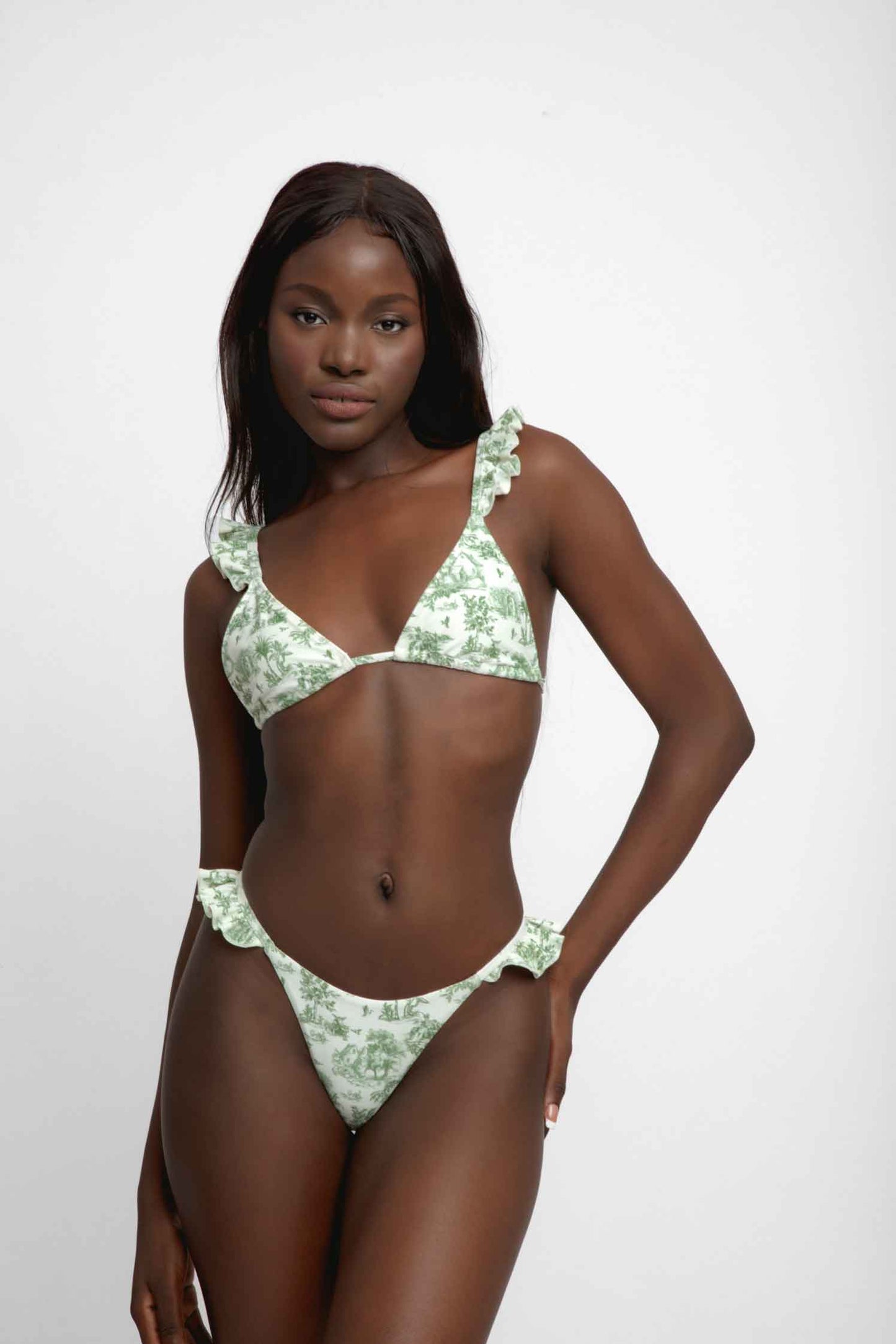 Tessa Ruffled Cheeky Bottoms / Cottage FINAL SALE