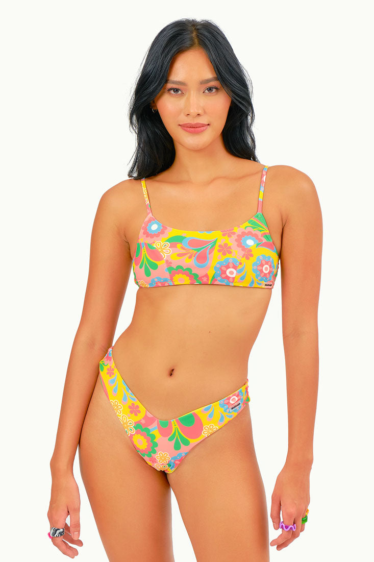 Kenzie Top / Groovy Garden FINAL SALE