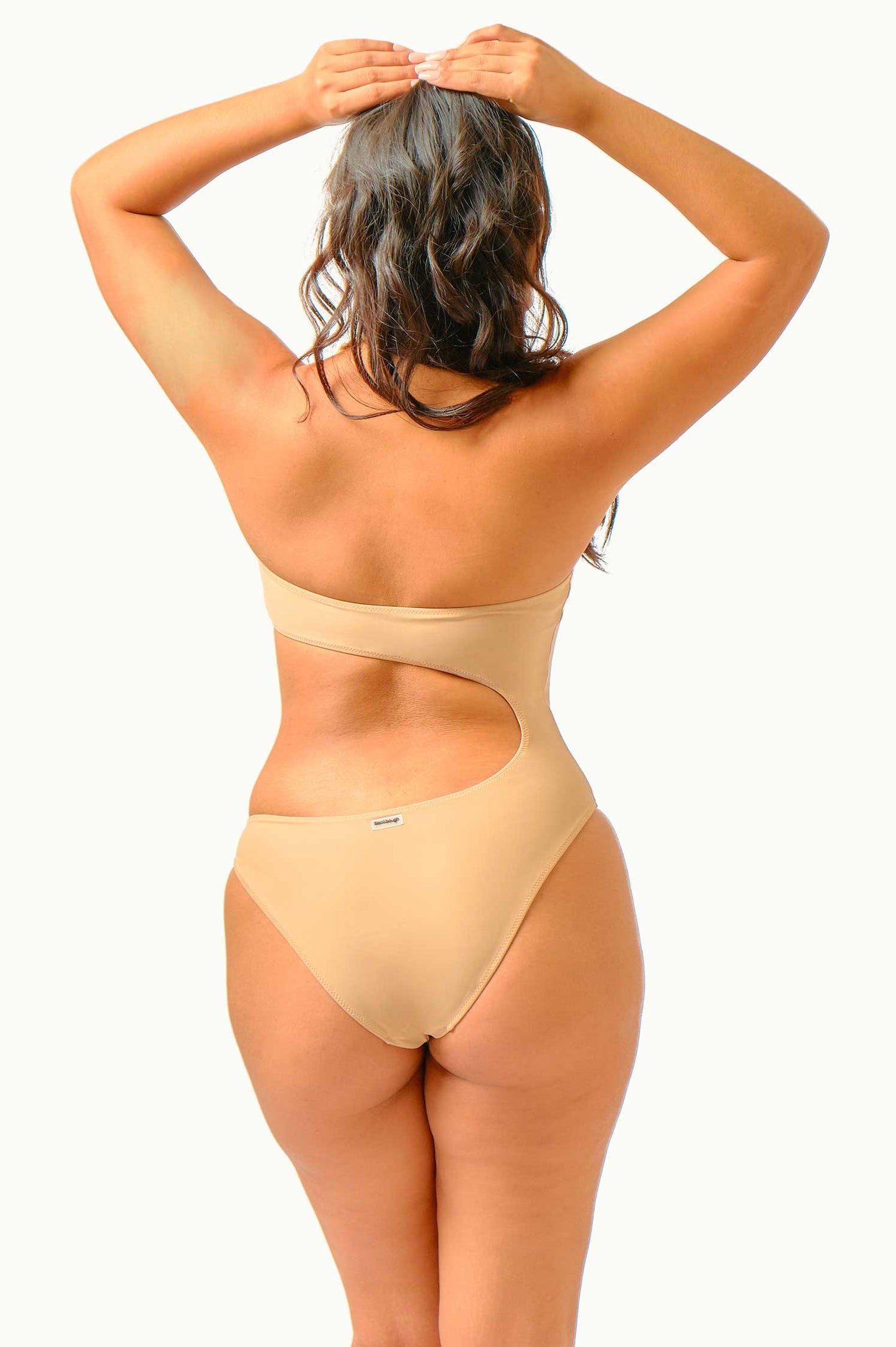 Poppy Cut Out One Piece / Latte FINAL SALE