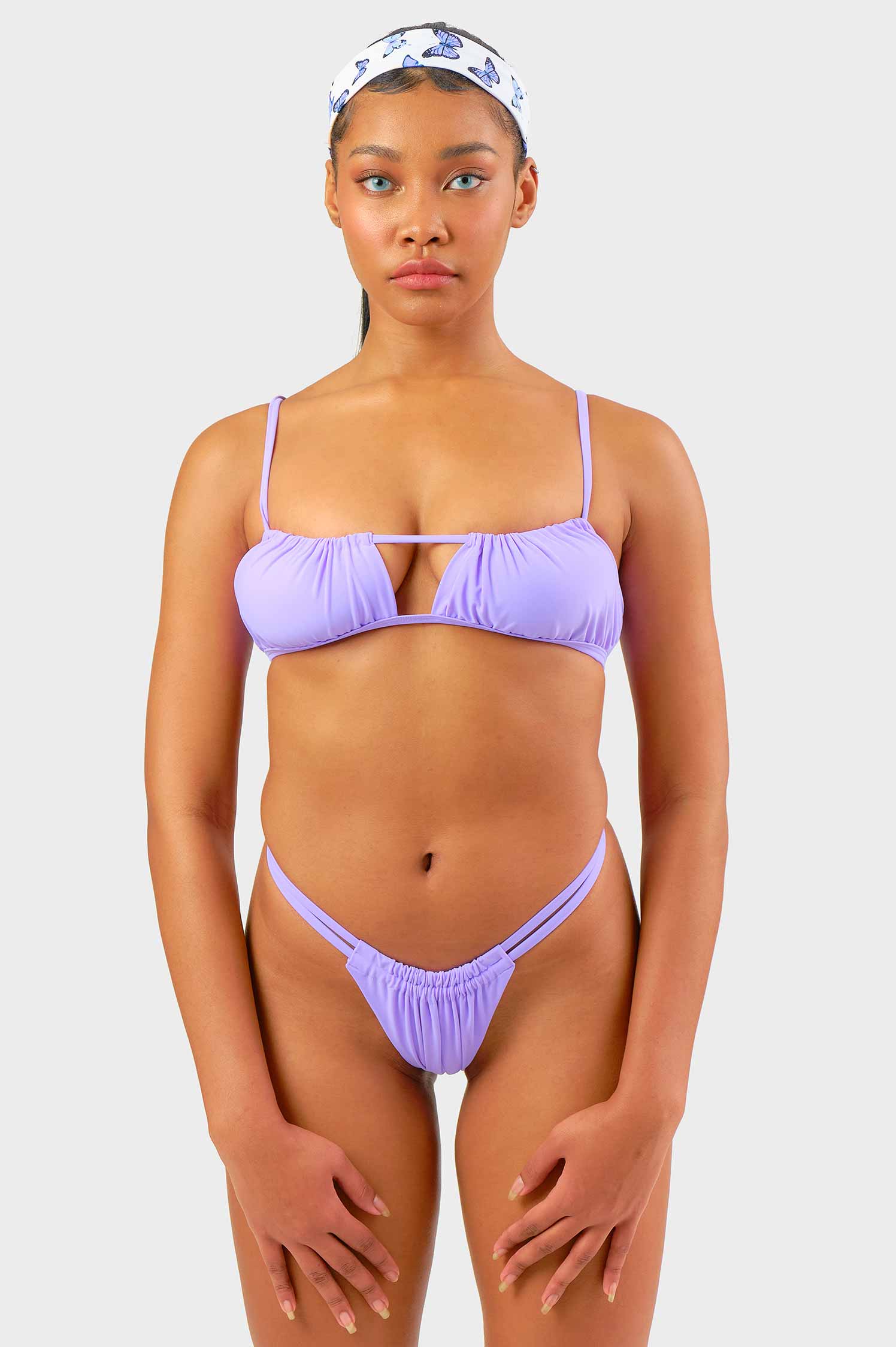 Paige Top / Lilac FINAL SALE - Bikinis & Beachwear | Blackbough Swim