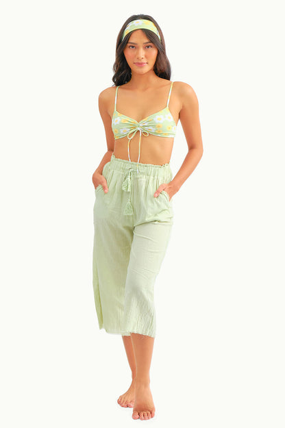 Aya Linen Pants / Matcha FINAL SALE