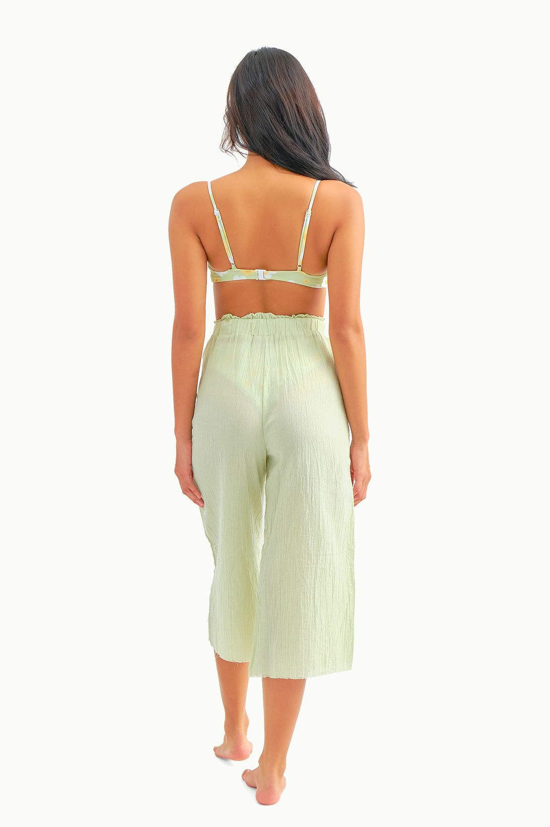 Aya Linen Pants / Matcha FINAL SALE