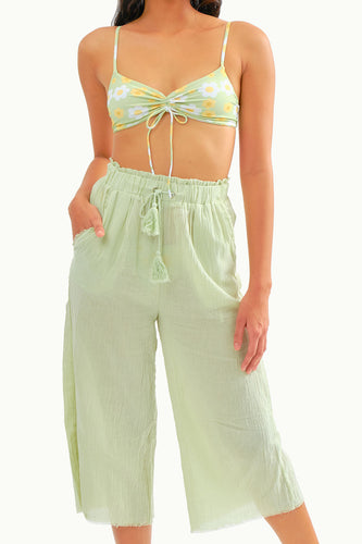Aya Linen Pants / Matcha FINAL SALE