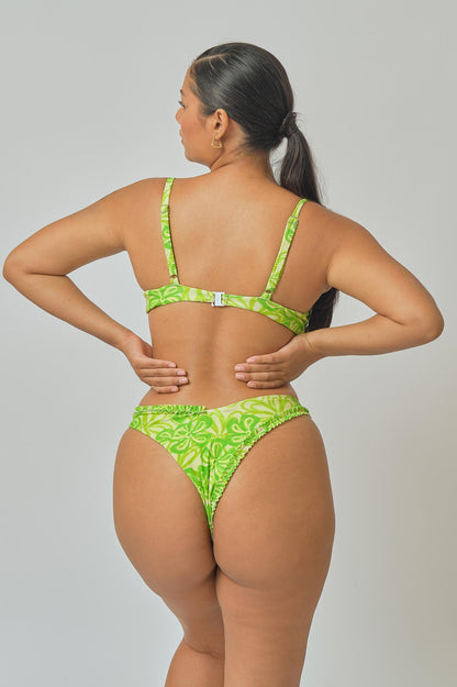 Amelia Frilled Underwire Top / Mojito FINAL SALE