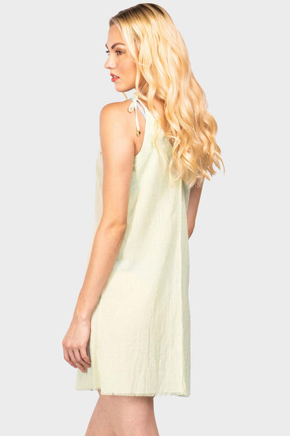 Ellie Linen Dress / Matcha FINAL SALE