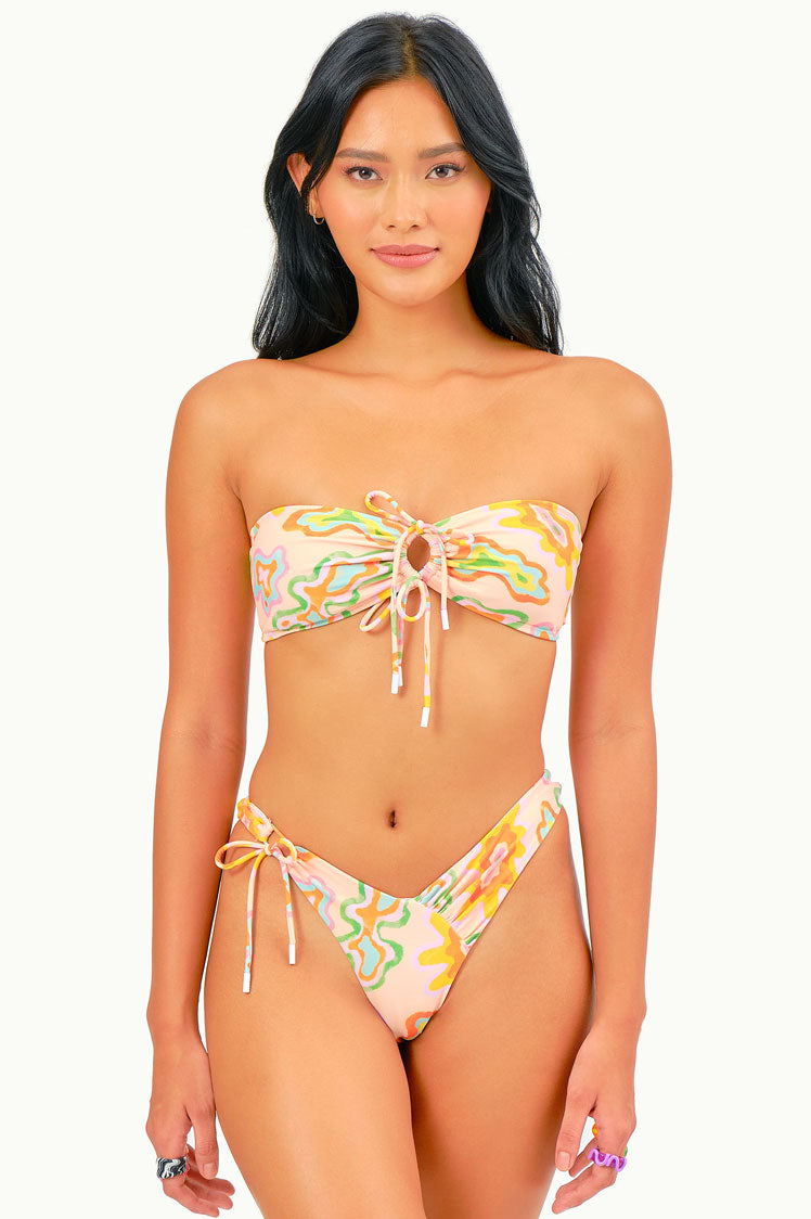 Alana Tie Front Cheeky Bottoms / Summer Splash FINAL SALE
