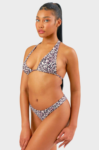 Billie Top / Snow Leopard FINAL SALE - Bikinis & Beachwear | Blackbough Swim