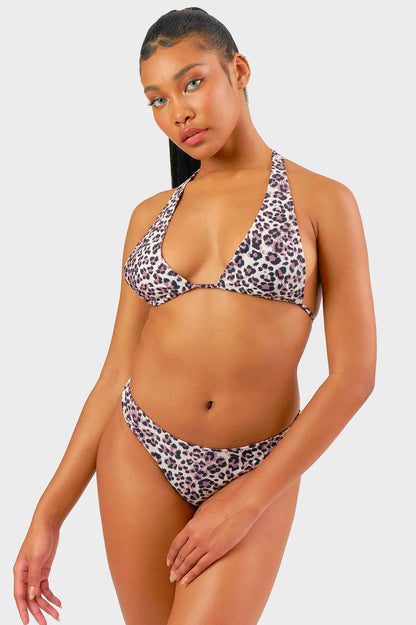 Billie Top / Snow Leopard FINAL SALE - Bikinis & Beachwear | Blackbough Swim