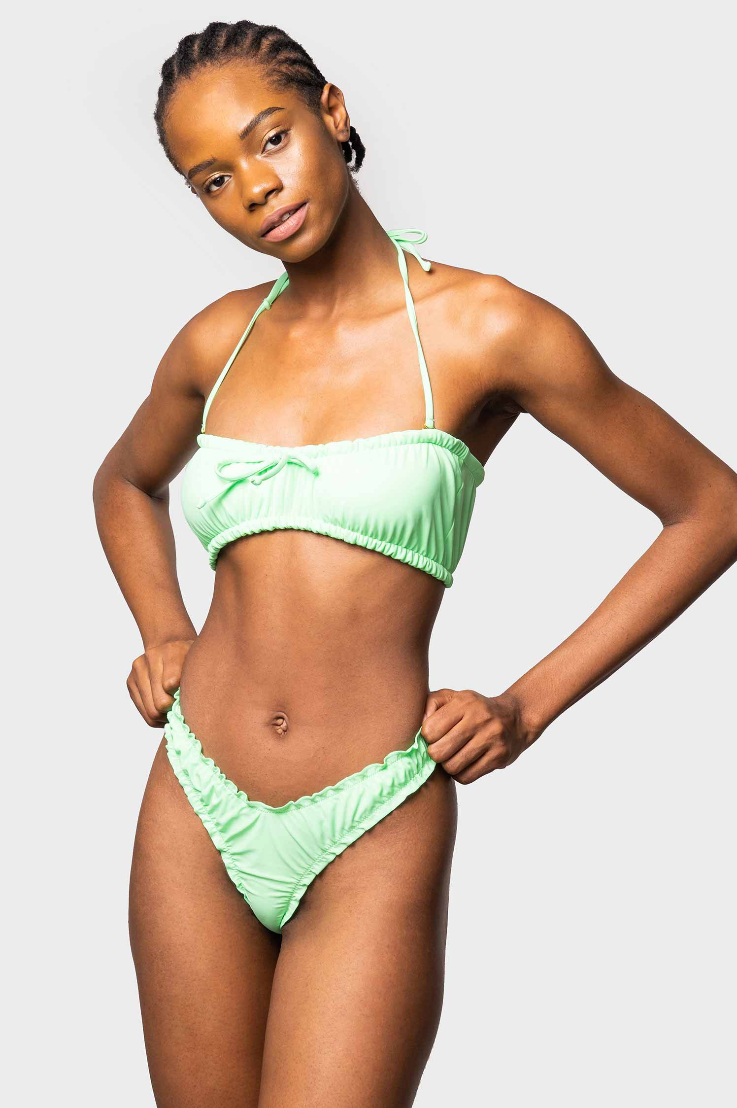 Lola Bottoms / Baby Green FINAL SALE - Bikinis & Beachwear | Blackbough Swim