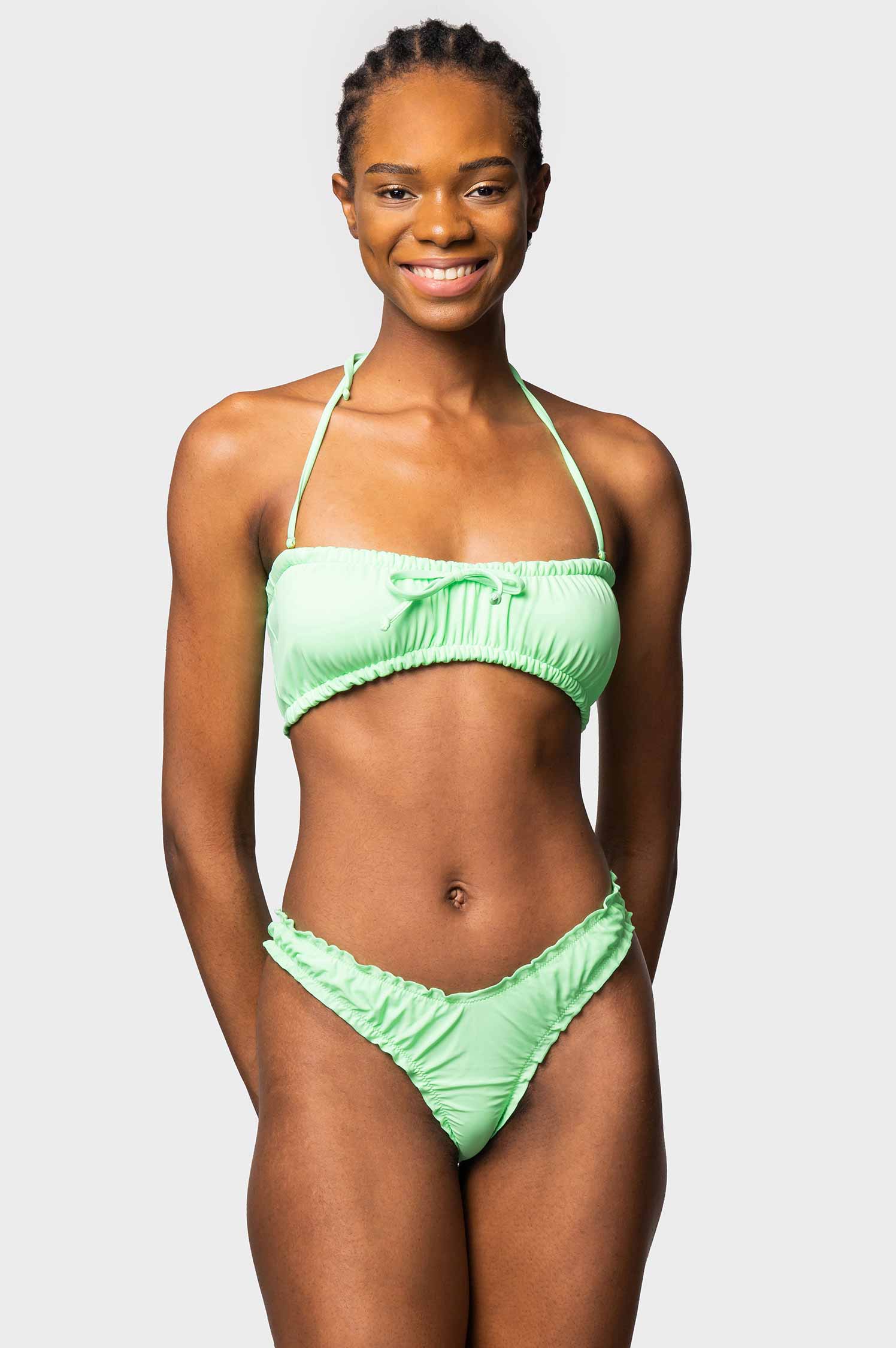 Lola Top / Baby Green FINAL SALE - Bikinis & Beachwear | Blackbough Swim
