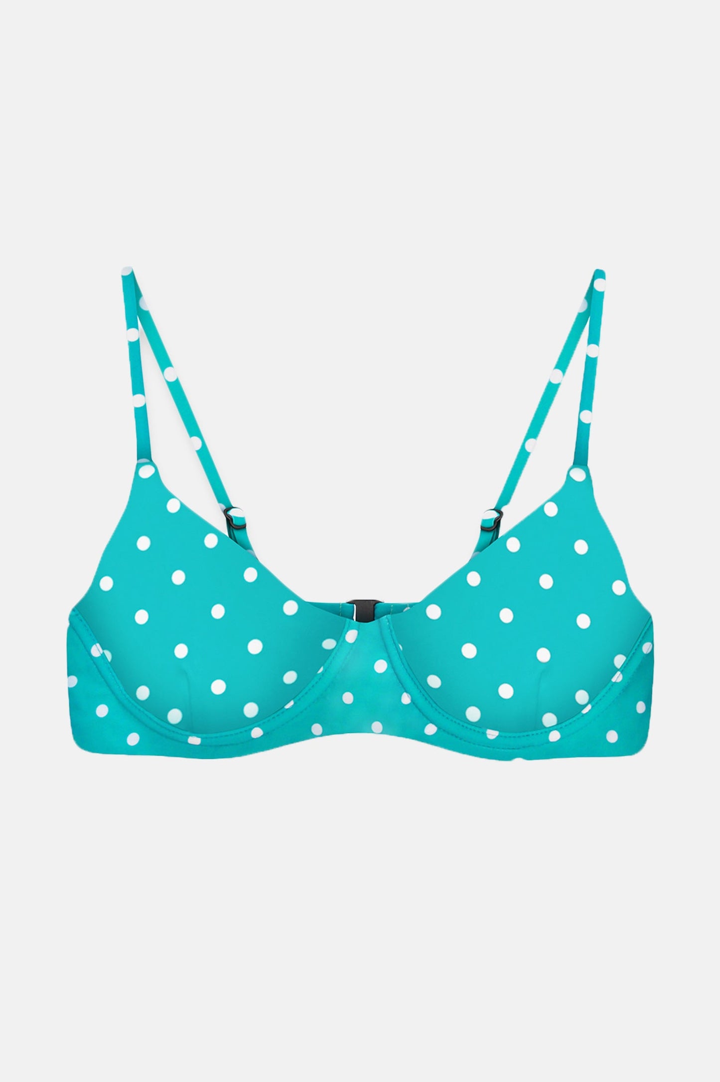 Willow Underwire Top / Blue Polka