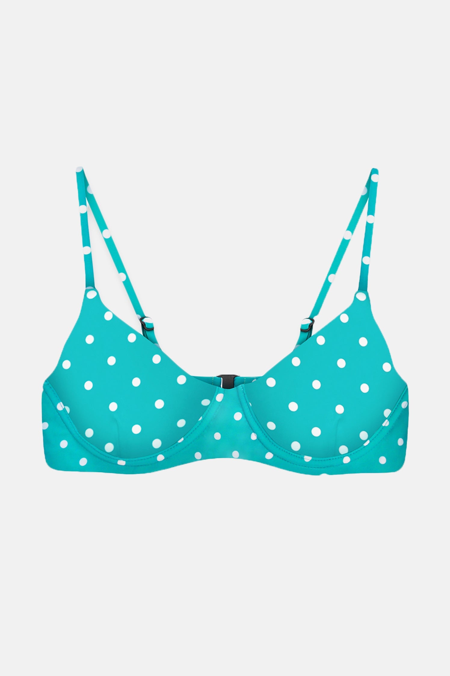 Willow Underwire Top / Blue Polka